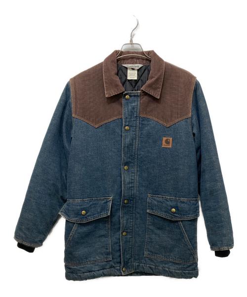 CarHartt（カーハート）CarHartt (カーハート) 切替デニムジャケット ネイビー サイズ:Mの古着・服飾アイテム