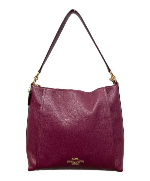 COACH（コーチ）COACH (コーチ) マーロンホーボー 2WAYバッグ パープルの古着・服飾アイテム