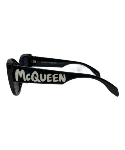 ALEXANDER McQUEEN（アレキサンダーマックイーン）ALEXANDER McQUEEN (アレキサンダーマックイーン) サングラス ブラック サイズ:54□16-145の古着・服飾アイテム