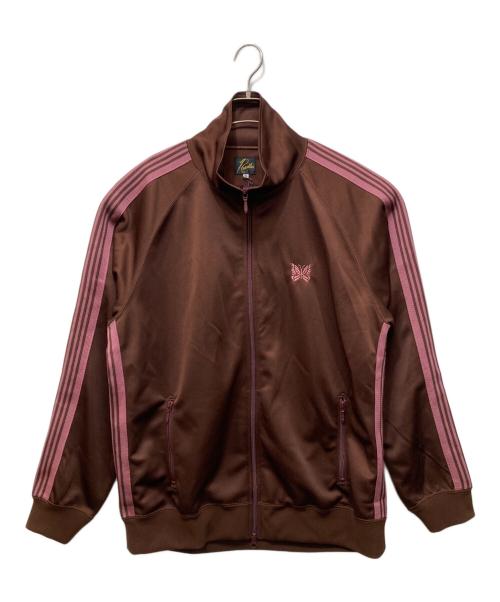 Needles（ニードルズ）Needles (ニードルズ) Track Jacket - Poly Smooth ブラウン×ピンク サイズ:SIZE XLの古着・服飾アイテム