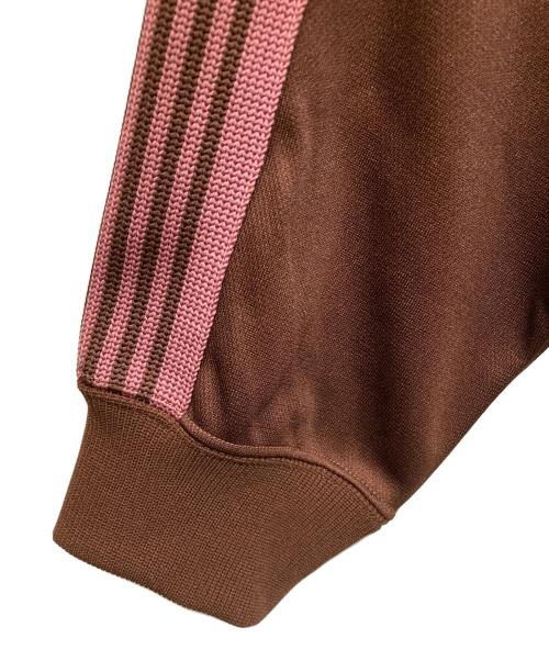 Needles（ニードルズ）Needles (ニードルズ) Track Jacket - Poly Smooth ブラウン×ピンク サイズ:SIZE XLの古着・服飾アイテム