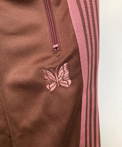Needles（ニードルズ）Needles (ニードルズ) Track Pant - Poly Smooth ブラウン×ピンク サイズ:SIZE Lの古着・服飾アイテム