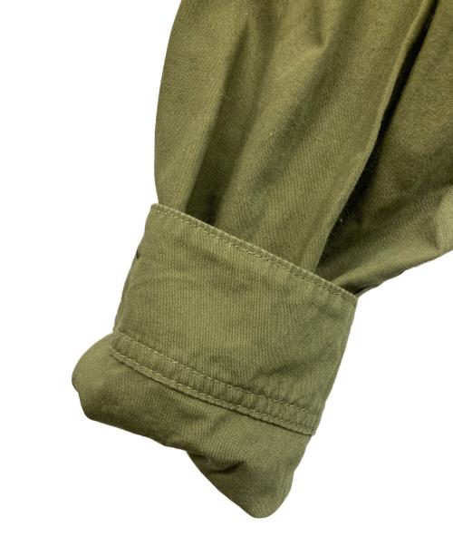 Hysteric Glamour（ヒステリックグラマー）Hysteric Glamour (ヒステリックグラマー) AMPLIFIED刺繍 ユーティリティシャツ オリーブ サイズ:SIZE XLの古着・服飾アイテム