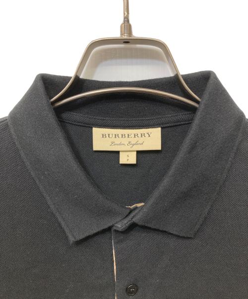BURBERRY（バーバリー）BURBERRY (バーバリー) L/Sポロシャツ ブラック サイズ:SIZE Sの古着・服飾アイテム
