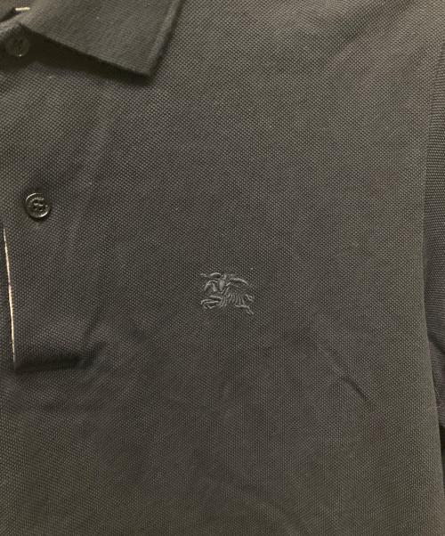 BURBERRY（バーバリー）BURBERRY (バーバリー) L/Sポロシャツ ブラック サイズ:SIZE Sの古着・服飾アイテム