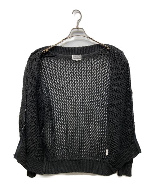C.E（シーイー）C.E (シーイー) メッシュニットジップカーディガン ブラック サイズ:SIZE Mの古着・服飾アイテム