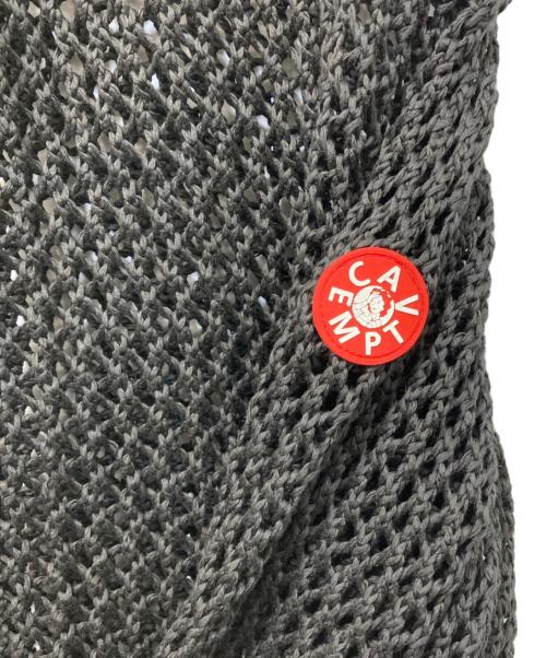 C.E（シーイー）C.E (シーイー) メッシュニットジップカーディガン ブラック サイズ:SIZE Mの古着・服飾アイテム