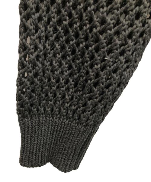 C.E（シーイー）C.E (シーイー) メッシュニットジップカーディガン ブラック サイズ:SIZE Mの古着・服飾アイテム