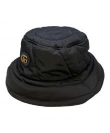 GUCCI（グッチ）の古着「キルティングバケットハット」｜ブラック