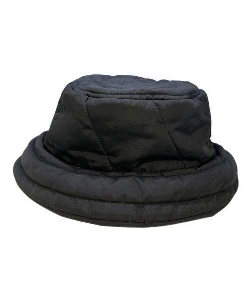 GUCCI（グッチ）GUCCI (グッチ) キルティングバケットハット ブラックの古着・服飾アイテム