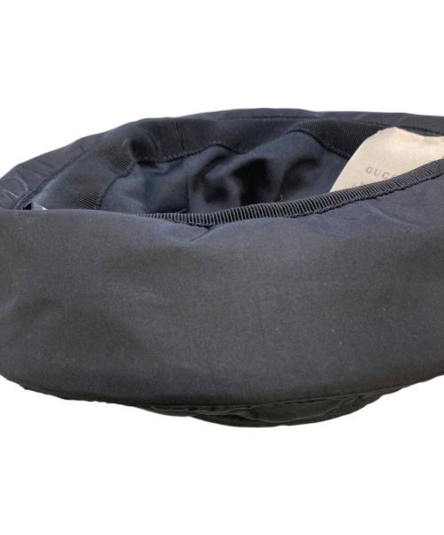 GUCCI（グッチ）GUCCI (グッチ) キルティングバケットハット ブラックの古着・服飾アイテム