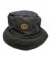 GUCCI (グッチ) キルティングバケットハット ブラック：18000円