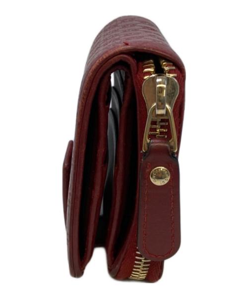 GUCCI（グッチ）GUCCI (グッチ) 2つ折財布 レッドの古着・服飾アイテム