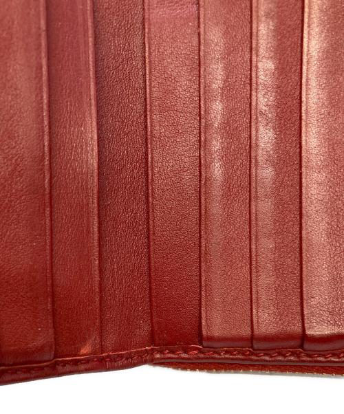 GUCCI（グッチ）GUCCI (グッチ) 2つ折財布 レッドの古着・服飾アイテム