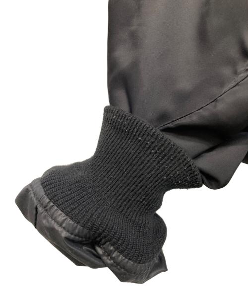 COMME des GARCONS HOMME（コムデギャルソン オム）COMME des GARCONS HOMME (コムデギャルソン オム) エステルウールリップストップ×ナイロンツイルジャケット ブラック サイズ:SIZE Mの古着・服飾アイテム