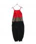 OMMO (オーエムエムオー) VOLUME HEM GATHER ALL IN ONE レッド×カーキ×ブラック サイズ: Free：10000円