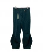 NAMナム）の古着「Trumpet Slacks Wool MID」｜グリーン