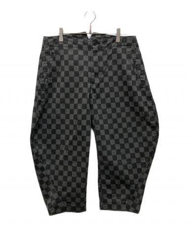 美品 コムデギャルソン コムコム バルーンパンツ ブラック ブロック チェック 中古・古着通販】BLACK COMME des GARCONS (ブラックコムデギャルソン