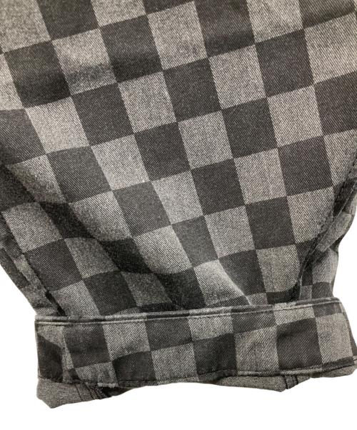 BLACK COMME des GARCONS（ブラックコムデギャルソン）BLACK COMME des GARCONS (ブラックコムデギャルソン) チェックバルーンパンツ ブラック×グレー サイズ:Mの古着・服飾アイテム