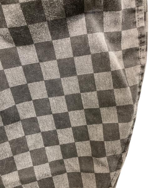 BLACK COMME des GARCONS（ブラックコムデギャルソン）BLACK COMME des GARCONS (ブラックコムデギャルソン) チェックバルーンパンツ ブラック×グレー サイズ:Mの古着・服飾アイテム