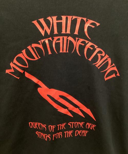 WHITE MOUNTAINEERING（ホワイトマウンテ二アニング）WHITE MOUNTAINEERING (ホワイトマウンテ二アニング) QOTSA SONGS FOR THE DEAF L/S T-SHIRT ブラック サイズ:3 未使用品の古着・服飾アイテム