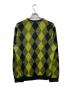 SUPREME (シュプリーム) Brushed Argyle Cardigan グリーン×ブラック サイズ:M：16000円