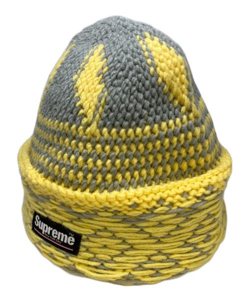 SUPREME（シュプリーム）Supreme (シュプリーム) Diamond Beanie イエローの古着・服飾アイテム