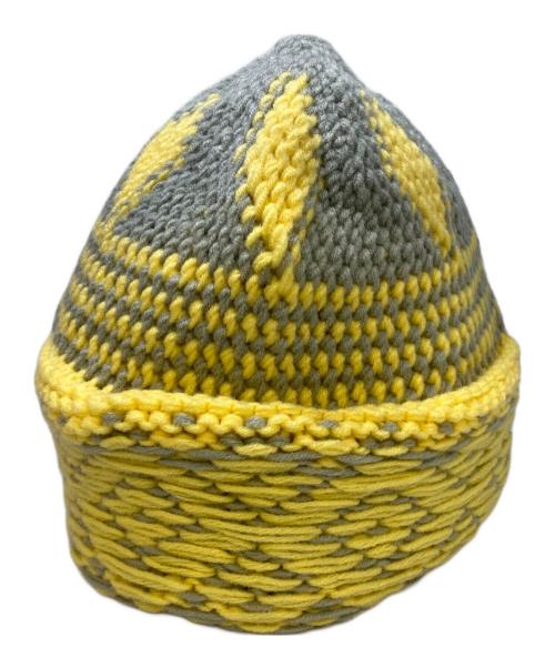 SUPREME（シュプリーム）Supreme (シュプリーム) Diamond Beanie イエローの古着・服飾アイテム