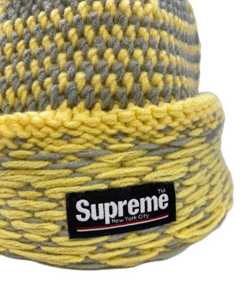 SUPREME（シュプリーム）Supreme (シュプリーム) Diamond Beanie イエローの古着・服飾アイテム