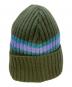 Supreme (シュプリーム) Stripe Cashmere Beanie オリーブ：9000円
