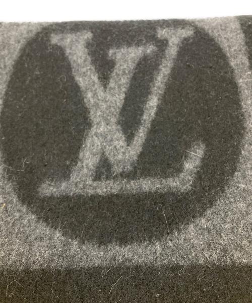 LOUIS VUITTON（ルイ ヴィトン）LOUIS VUITTON (ルイ ヴィトン) エシャルプ・カーディフ ブラック×グレーの古着・服飾アイテム
