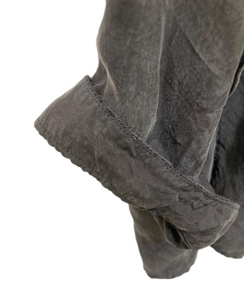 ANCELLM（アンセルム）ANCELLM (アンセルム) AGING EMBROIDERY SHIRT ブラック サイズ:2の古着・服飾アイテム