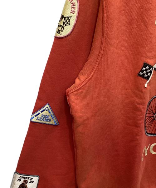 samuel zelig（サミュエル ゼリグ）samuel zelig (サミュエル ゼリグ) Sycamore Cycling Crewneck オレンジ サイズ:XLの古着・服飾アイテム