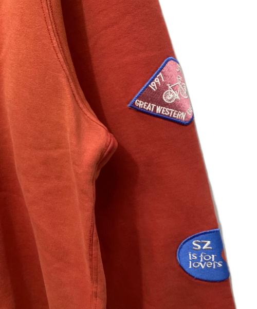 samuel zelig（サミュエル ゼリグ）samuel zelig (サミュエル ゼリグ) Sycamore Cycling Crewneck オレンジ サイズ:XLの古着・服飾アイテム