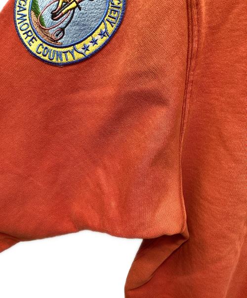 samuel zelig（サミュエル ゼリグ）samuel zelig (サミュエル ゼリグ) Sycamore Cycling Crewneck オレンジ サイズ:XLの古着・服飾アイテム