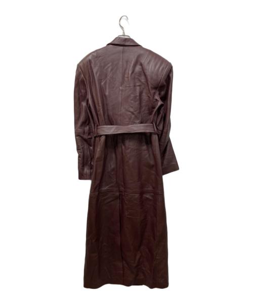 MAGDA BUTRYM（マグダブトリム）MAGDA BUTRYM (マグダブトリム) H&M (エイチアンドエム) レザートレンチコート パープル サイズ:XSの古着・服飾アイテム