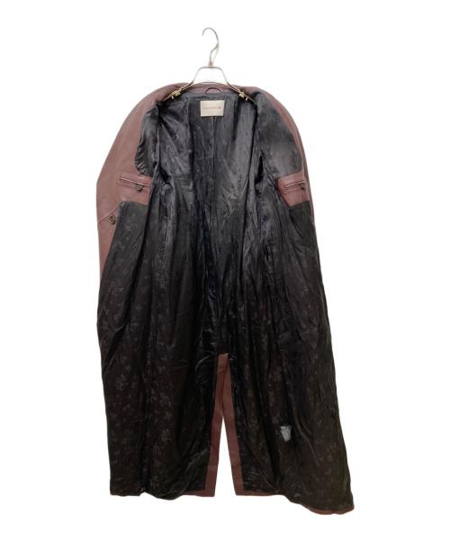 MAGDA BUTRYM（マグダブトリム）MAGDA BUTRYM (マグダブトリム) H&M (エイチアンドエム) レザートレンチコート パープル サイズ:XSの古着・服飾アイテム