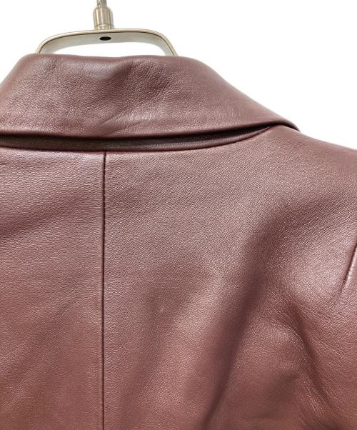 MAGDA BUTRYM（マグダブトリム）MAGDA BUTRYM (マグダブトリム) H&M (エイチアンドエム) レザートレンチコート パープル サイズ:XSの古着・服飾アイテム