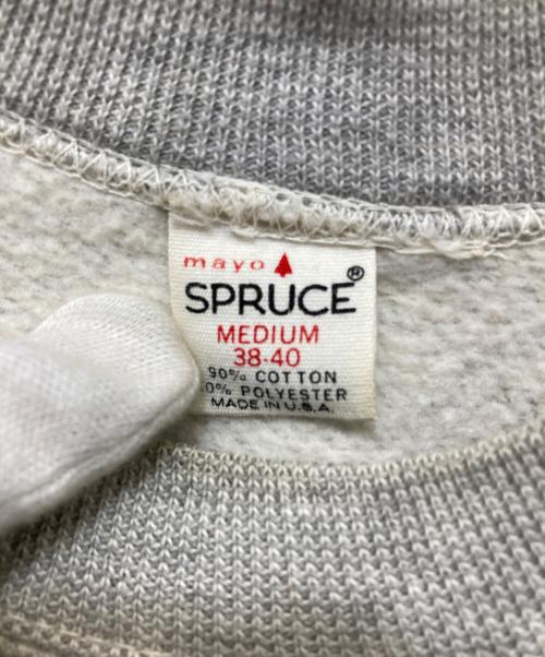 SPRUCE（スプルース）SPRUCE (スプルース) ラグランスウェット グレー サイズ:MEDIUMの古着・服飾アイテム