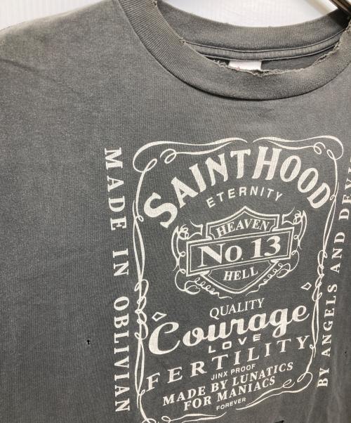 SAINT MICHAEL（セントマイケル）SAINT MICHAEL (セントマイケル) NEIGHBORHOOD (ネイバーフッド) NH SS TEE グレー サイズ:XLの古着・服飾アイテム