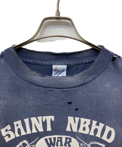 SAINT MICHAEL（セントマイケル）SAINT MICHAEL (セントマイケル) NEIGHBORHOOD (ネイバーフッド) STHD . SS TEE ネイビー サイズ:Lの古着・服飾アイテム