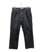 OUR LEGACYアワーレガシー）の古着「THIRD CUT デニムパンツ」｜ブラック