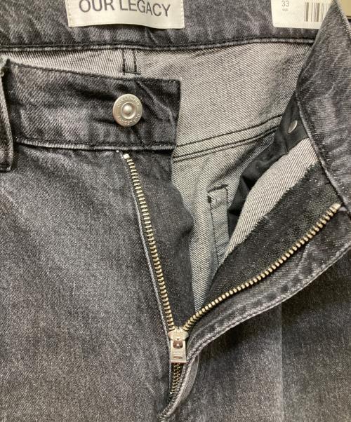 OUR LEGACY（アワーレガシー）OUR LEGACY (アワーレガシー) THIRD CUT デニムパンツ ブラック サイズ:33の古着・服飾アイテム