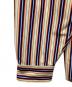 中古・古着 KANEMASA PHIL. (カネマサフィル) 46G Atmosphere Stripe L/S Shirt ベージュ×ブルー サイズ:M：13000円