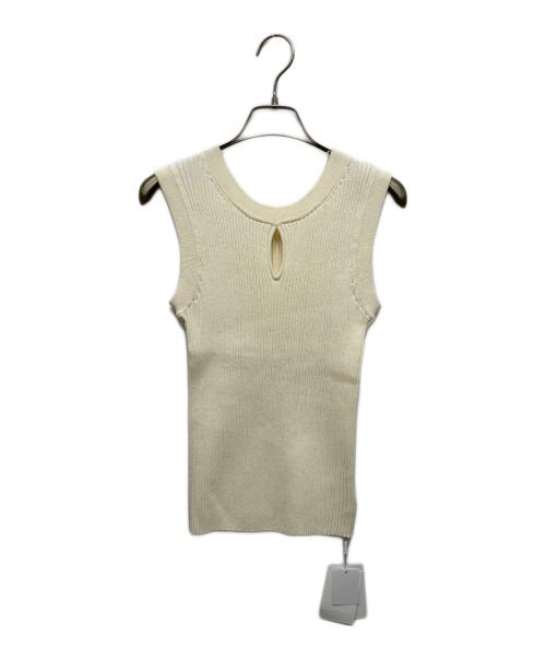 CLANE（クラネ）CLANE (クラネ) W FACE HALL KNIT TOPS アイボリー サイズ:2 未使用品の古着・服飾アイテム
