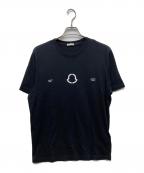 MONCLER×FRAGMENT DESIGN×Lewis Leathersモンクレール×フラグメントデザイン×ルイスレザース）の古着「MAGLIA T-SHIRT」｜ブラック