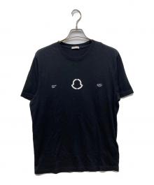 MONCLER×FRAGMENT DESIGN×Lewis Leathers（モンクレール×フラグメントデザイン×ルイスレザース）の古着「MAGLIA T-SHIRT」｜ブラック