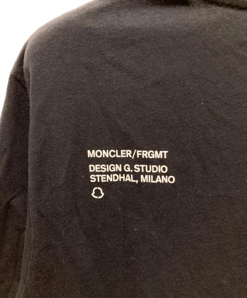 MONCLER（モンクレール）MONCLER (モンクレール) FRAGMENT DESIGN (フラグメントデザイン) Lewis Leathers (ルイスレザース) MAGLIA T-SHIRT ブラック サイズ:Mの古着・服飾アイテム