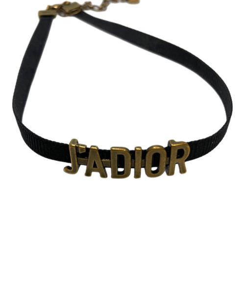 Christian Dior（クリスチャン ディオール）Christian Dior (クリスチャン ディオール) JADIOR チョーカー ブラックの古着・服飾アイテム