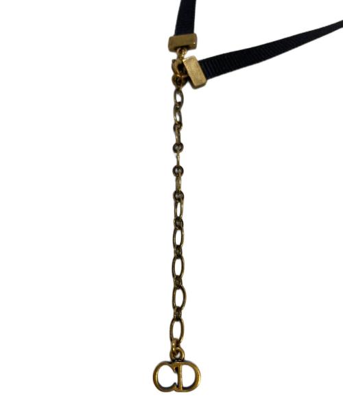 Christian Dior（クリスチャン ディオール）Christian Dior (クリスチャン ディオール) JADIOR チョーカー ブラックの古着・服飾アイテム